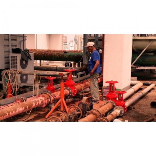 งานเดินท่อโรงงาน ชาร์เตอร์ (ประเทศไทย) - รับติดตั้งท่อเหล็ก ตามอาคาร