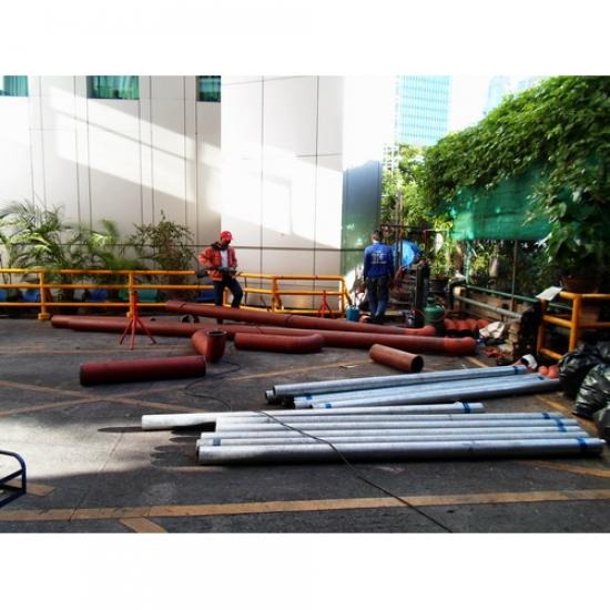 งานเดินท่อโรงงาน ชาร์เตอร์ (ประเทศไทย) - ระบบน้ำประปาภายใน